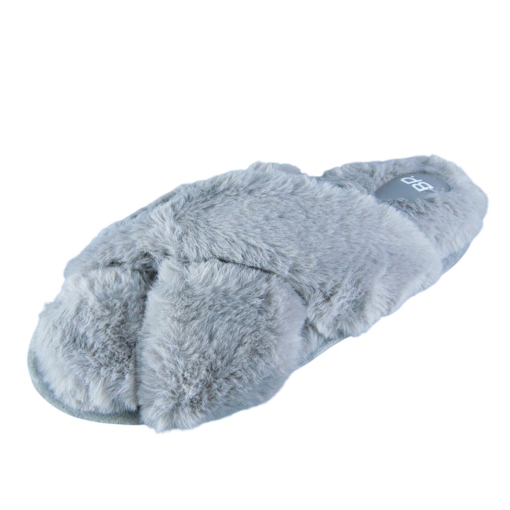BP.  Women Slide Shoes Size 9-10 Medium Gray Fabric Slip On‎
